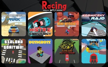 MTJ Racing Интерактивная игра, Игровая комната, Панель (красочная графика)