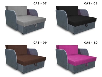 Детское кресло с откидной спинкой, детский диван-кровать.