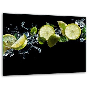 SZKLANA DESKA DO KROJENIA PODSTAWKA 40x30 OWOCE 7w1