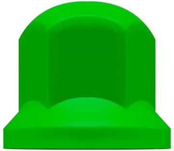 NAKŁADKA NASADKA NA ŚRUBY FELG NISKA 33 MM ZIELONA