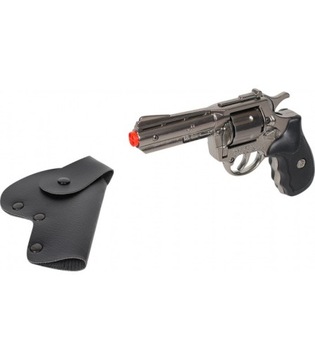 REALISTYCZNY PISTOLET Z KABURĄ POLICYJNY ZABAWKA