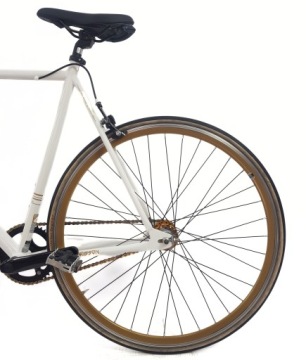 Мужской велосипед с фиксированной передачей 28 Steel U-Brake Racing односкоростной 22 дюйма