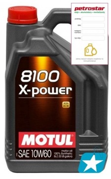 MOTUL 8100 X-POWER 10W60 5L