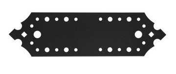Łącznik płaski ozdobny czarny MARK 230x65 POLSKI