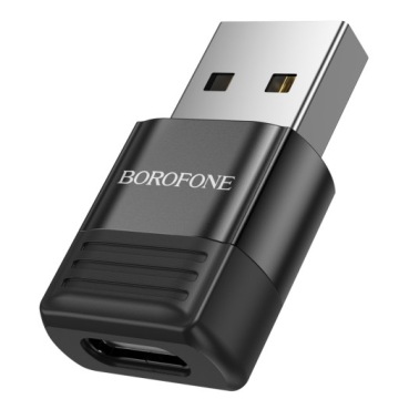 Переходник Borofone BV18 ​​— USB на Type C — черный