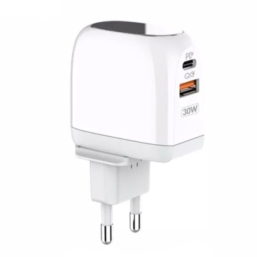 Зарядное устройство USB 30 Вт Светодиодная панель USB-C Кабель USB-C