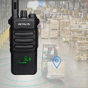 Retevis RT86 Walkie Talkie Long Distance ze Słuchawkami, 2600mAh Radio
