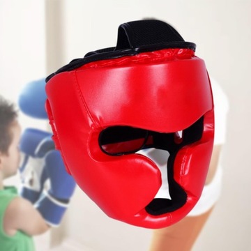 Боксерский головной убор MMA Training Red M