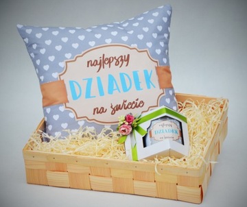 100% СУПЕР НАБОР Подарок на День бабушки и дедушки Подарочный набор-корзина