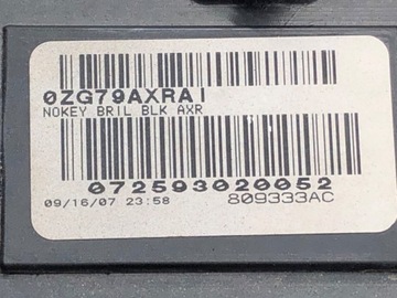 LIŠTA KRYT ZADNÍ DODGE CALIBER HATCHBACK