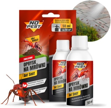 OPRYSK ŚRODEK PŁYN PREPARAT NA MRÓWKI PRZECIW MRÓWKOM ANT SHOT NO PEST 30ML