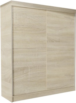 SZAFA PRZESUWNA GARDEROBA - 2D TOKYO 170X205 SONOMA PRZESUWNA DO SALONU