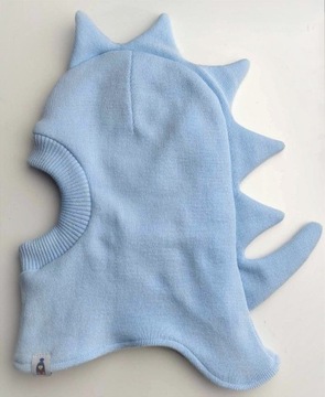 Kominiarka smok dinozaur błękitny obwód 46-48cm PL