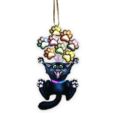 Рождественское акриловое плоское акриловое украшение