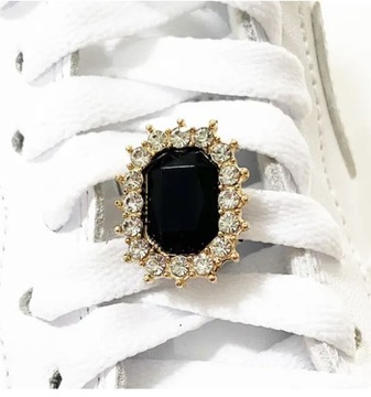 Симпатичные декоративные зажимы для обуви из камня и металла для женщин и мужчин