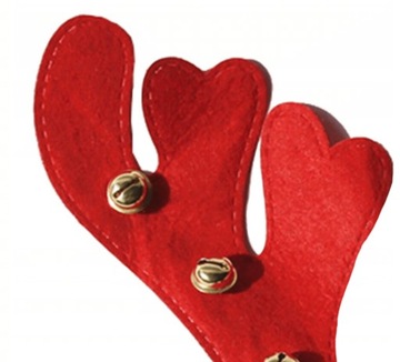 РОГА ОЛЕНЯ, ПОВЯЗКА САНТА-КЛАУСА С КОЛОКОЛЬЧИКАМИ