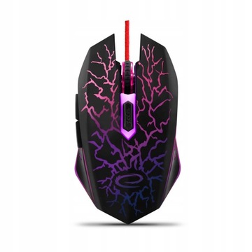MYSZ MYSZKA DLA GRACZY 6D LED USB GAMING ŚWIECĄCA
