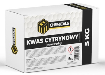 KWAS CYTRYNOWY 5kg Kwasek spożywczy czysty E330 EKO SPRZĄTANIE