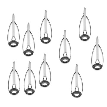 10 шт. насадки для удочки из нержавеющей стали, запасные части для удочки типа А