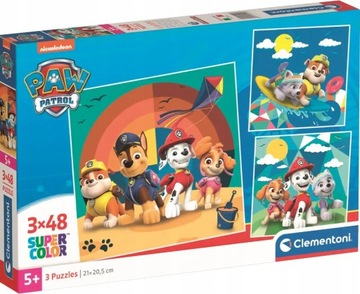 Clementoni puzzle psi patrol 3x 48 elementów
