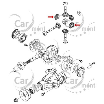 OZUBENÁ KOLO OZUBENÉ NÁPRAVA ZADNÍ VITARA JIMNY GRAND SAMURAI 27341-83000