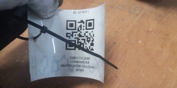 24041232 JEEP COMMANDER VENTILÁTOR CHLADIČŮ VODY