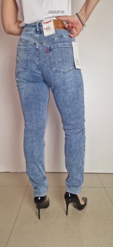 Spodnie Damskie Rurki Jeansowe Klasyczne Plus Size