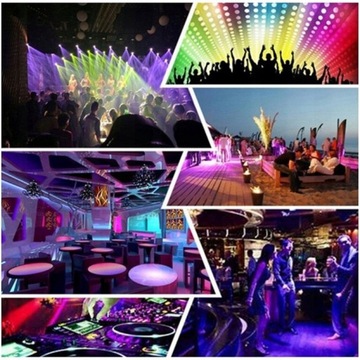 ПРОЕКТОР ДИСКОШАР, СВЕТОДИОДНЫЙ РЕФЛЕКТОР НА СТРОБОСКОПЕ