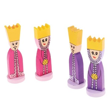 Мультяшные детские деревянные шахматные фигуры x30см
