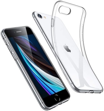 Etui TPU Crystal Case futerał pokrowiec silikon do iPhone 7/8/SE 2020