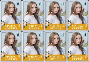 RAMKA ZATRZASKOWA A4 NA PLAKAT INFORMACYJNA x 8