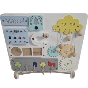 senzorická manipulační tabule pro děti s jemnou motorikou Montessori Led