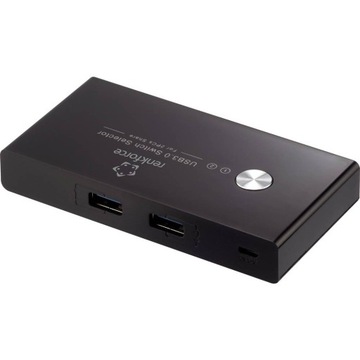 Коммутатор USB 3.2 Gen 1 + 4-портовый концентратор Renkforce