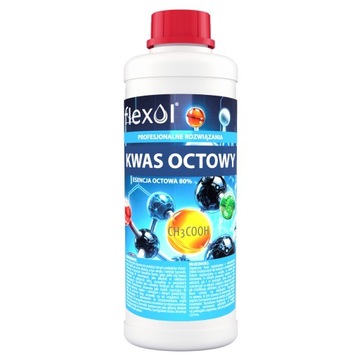 Kwas octowy 0,5l ESENCJA OCTOWA 80% 0,5L czysty
