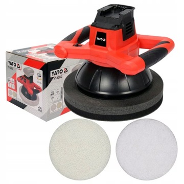 АВТОМОБИЛЬНАЯ ПОЛИРОВАЛЬНАЯ МАШИНА YATO. 18В +2 НАВЕРХИ