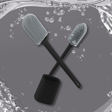 Антибактериальный силиконовый ершик для унитаза для ванной комнаты.