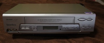 VHS 6 głowic HiFi Stereo Sharp po serwisie z gwarancją