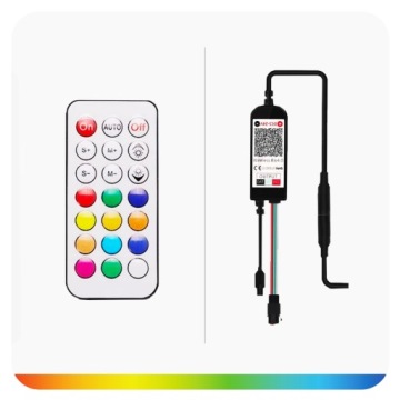 СВЕТОДИОДНАЯ ЛЕНТА 10M NEON 5050 RGBIC RAINBOW ПРИЛОЖЕНИЕ BLUETOOTH ДИСТАНЦИОННЫЙ НАБОР 600LED