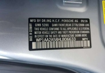 Porsche Macan SUV 2.0 252KM 2017 Porsche Macan Auta z USA - Zapytaj o wiecej ofert 2.0 Benzyna 252KM, zdjęcie 4