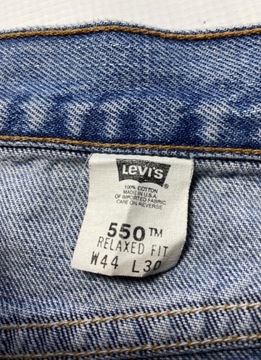 Levi's 550 Relaxed Fit LEVIS DUŻE Spodnie Jeansy W 44 L 32