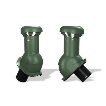 Вентиляционный камин Wirplast Pro 125 мм с оттоком The Drapez Roof Tile