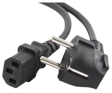 2x KABEL DO KOMPUTERA PC 1.8M DŁUGI MONITORA PROJEKTORA DRUKARKI TELEWIZORA