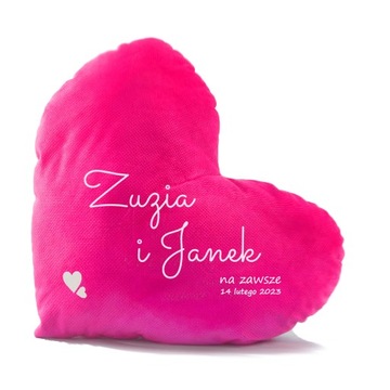 Подушка-сердце Персонализированная с именем Подарок на День матери и отца
