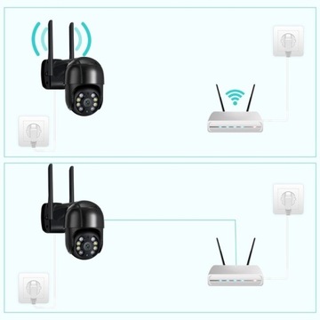 ВНЕШНЯЯ IP-КАМЕРА С ЗУМОМ, WiFi, 4 МП, ЧЕРНАЯ