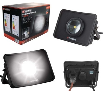 Reflektor LED warsztat 2 gniazdka 23W IP54 2400lm