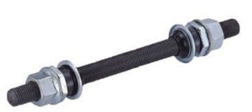 Oś piasty przód Quando CR-MO kpl. 3/8*93*140mm