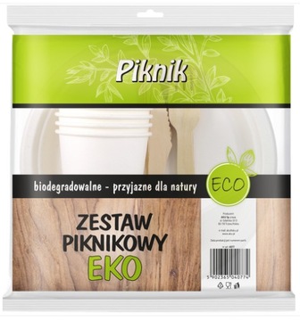 ZESTAW PIKNIKOWY EKO 16 ELEMENTÓW SUPER PAK