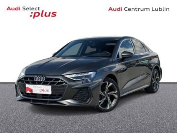 Audi A3 8Y Limousine Facelifting 1.5 35 TFSI 150KM 2025 Audi A3 Limousine Kamera cofania, Wirtualny Kokpit Audi , Ambiente , Refle