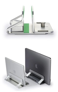 Stojak na Laptopa VAZIO Aluminiowy Srebrny Regulowany Macbook (N51-1-S)