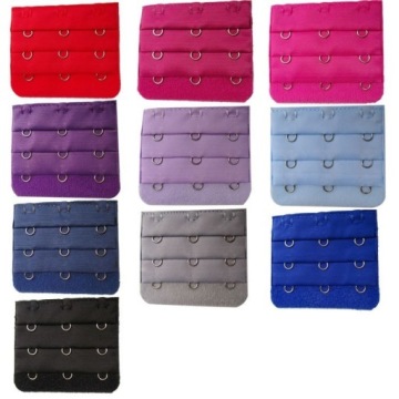 Широкий удлинитель для бюстгальтера 3x3 крючка Серый